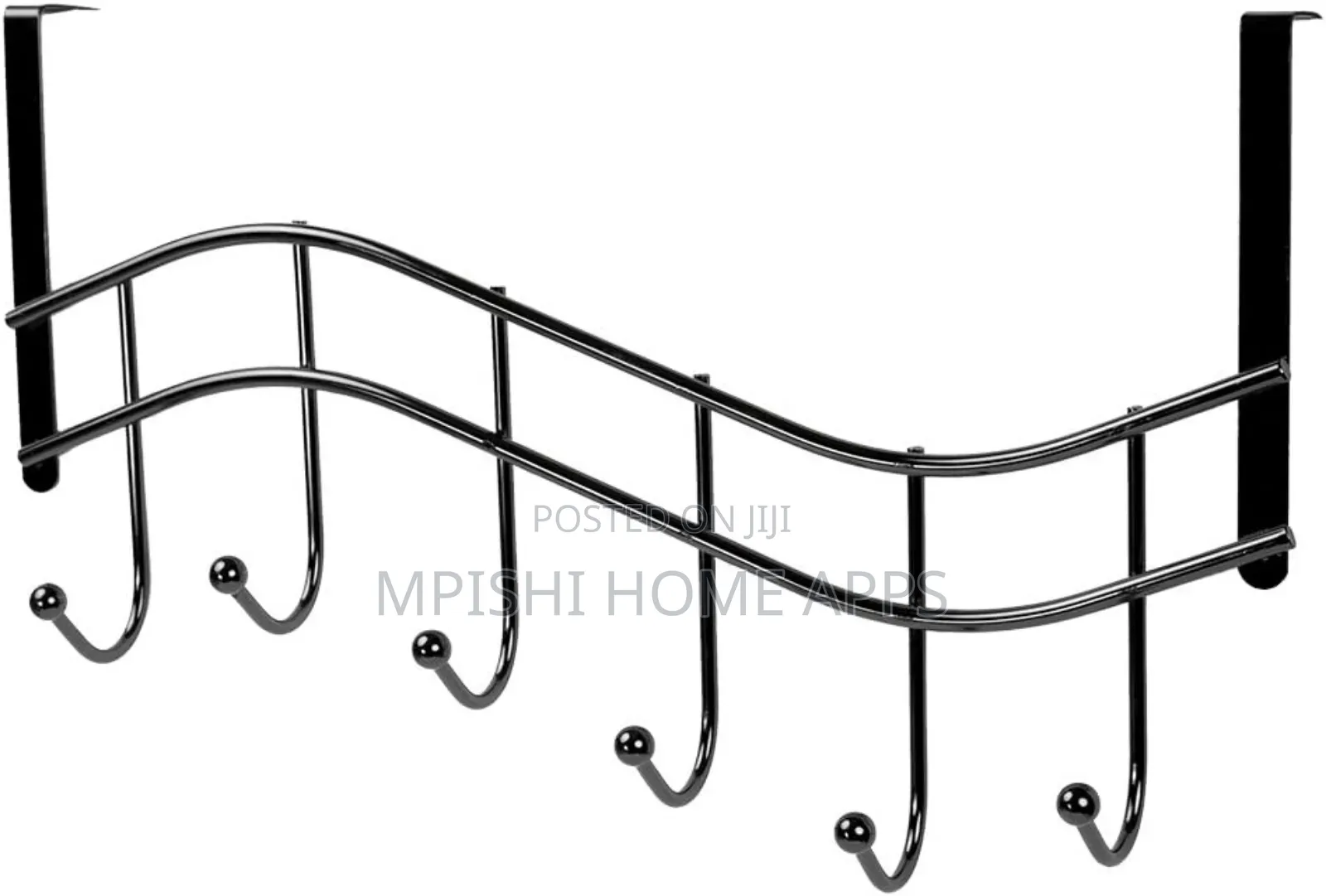 6 Hook Over the Door Hanging Rack