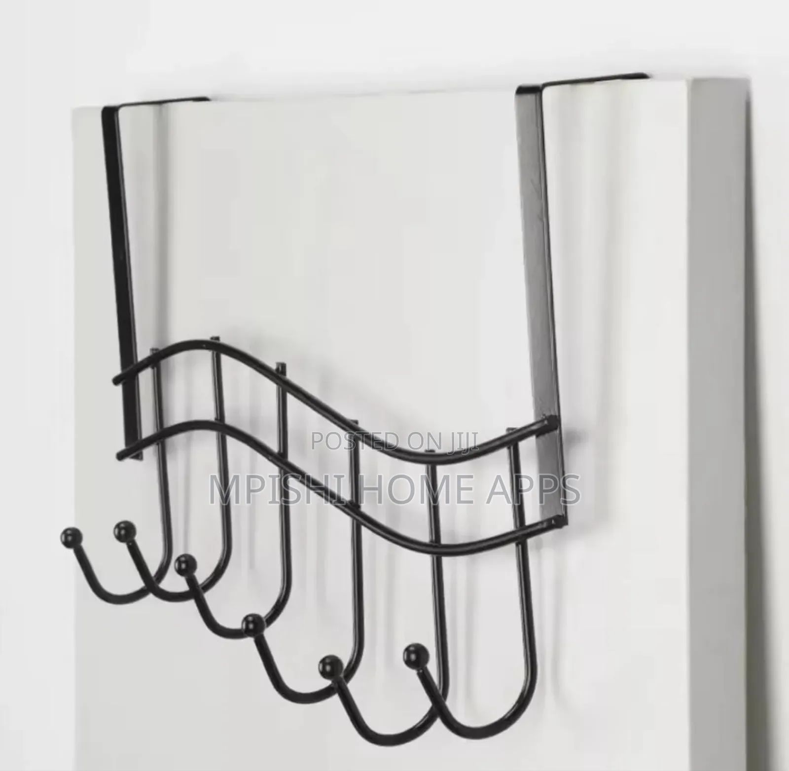 6 Hook Over the Door Hanging Rack