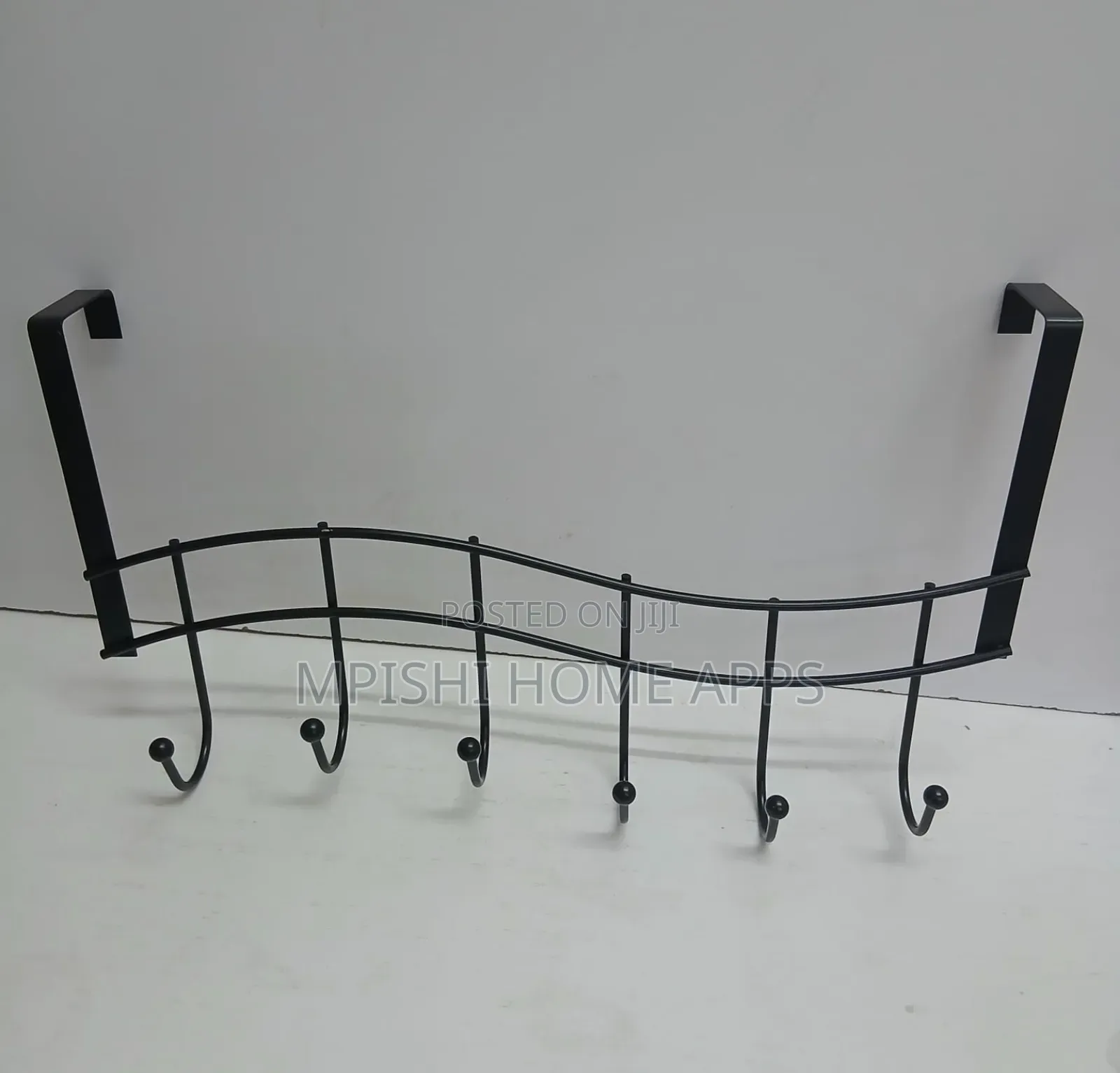 6 Hook Over the Door Hanging Rack