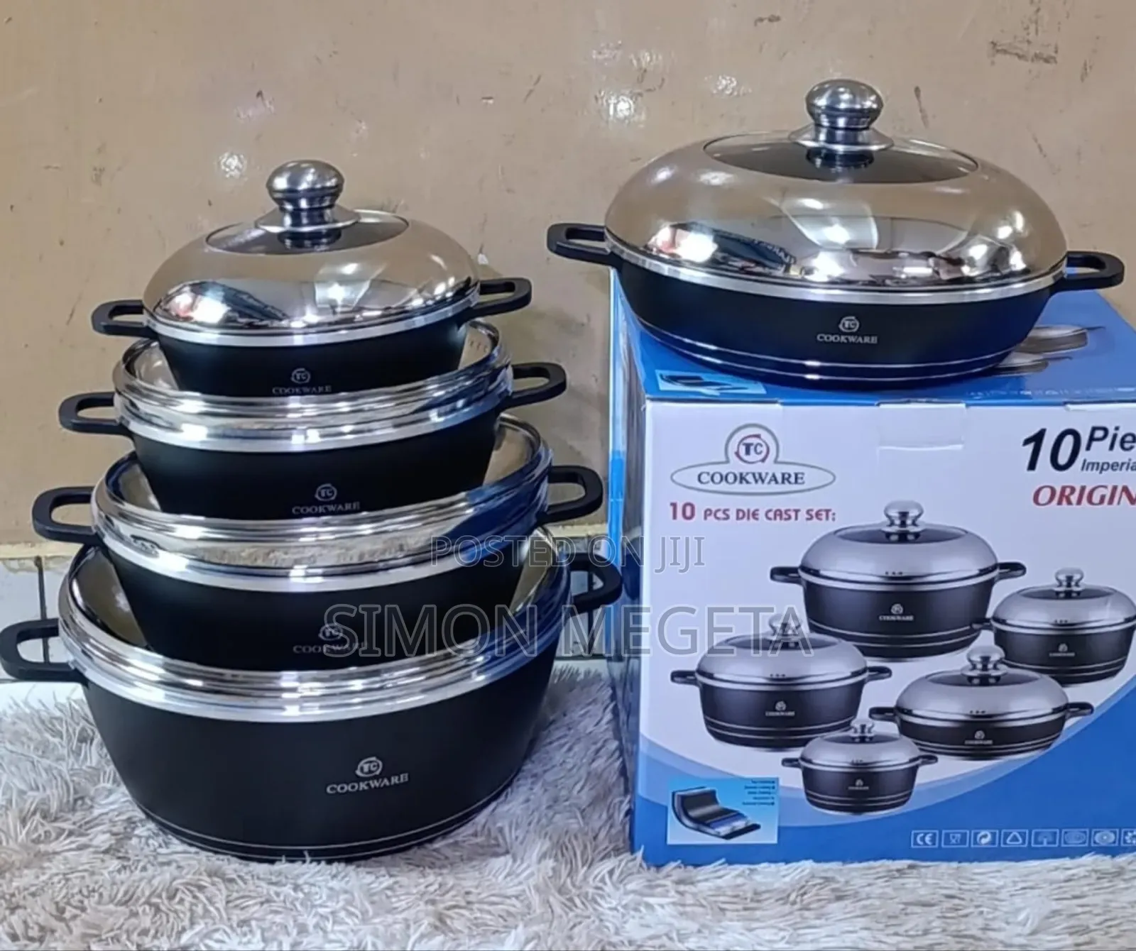 New in 
10pcs Tc Nonstick Cookware