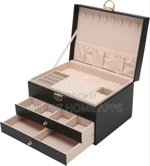 Pu Leather Jewelry Box 3 Layer