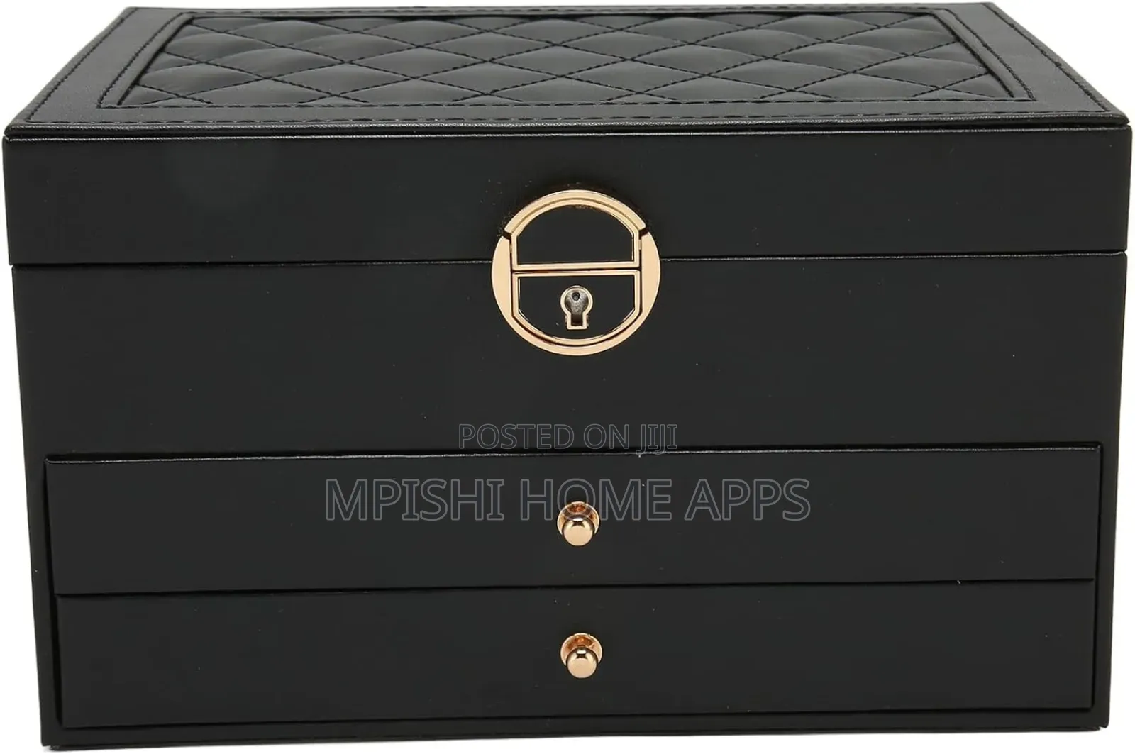 Pu Leather Jewelry Box 3 Layer