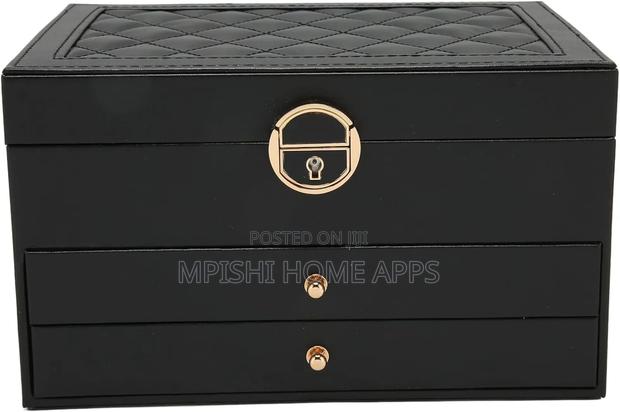 Pu Leather Jewelry Box 3 Layer - thumbnail 6