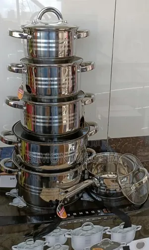 12pcs Edenberg Stainless Sufuria Set