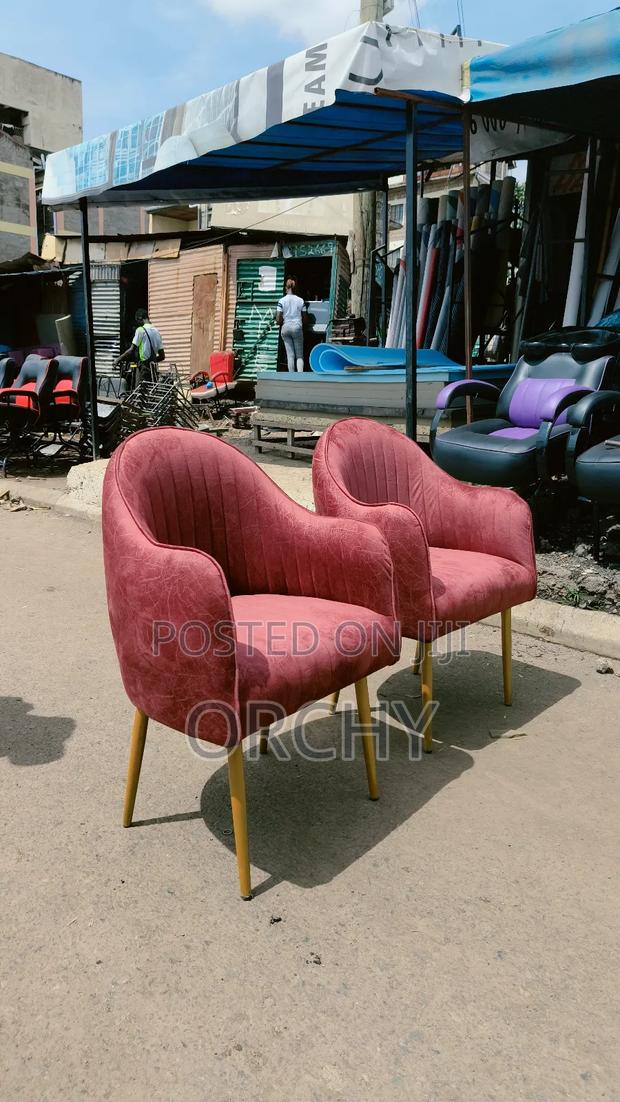 Maroon Manicure Seat/ Nail Chairs - main view