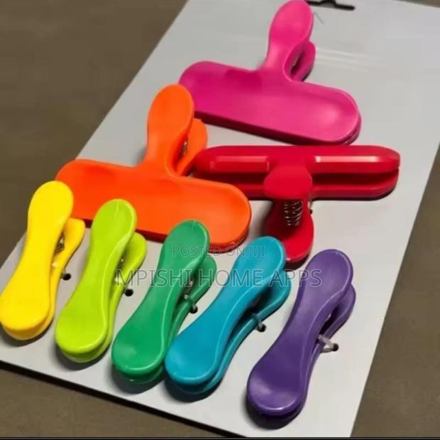 8pcs Rainbow Bag Clips - thumbnail 2