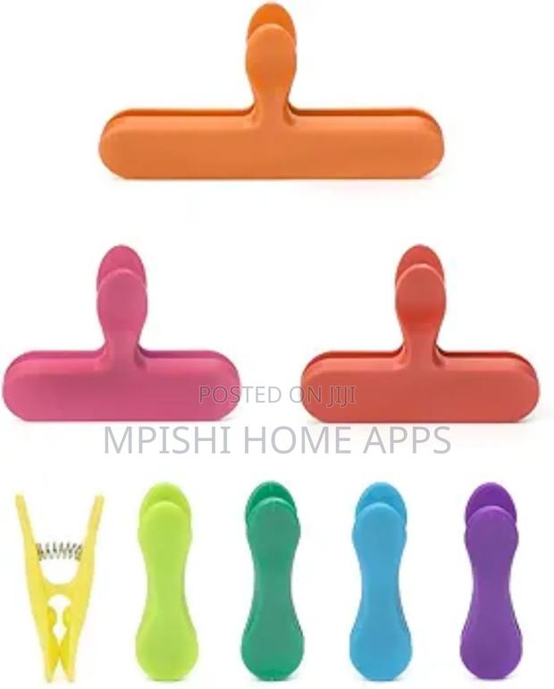 8pcs Rainbow Bag Clips - thumbnail 6