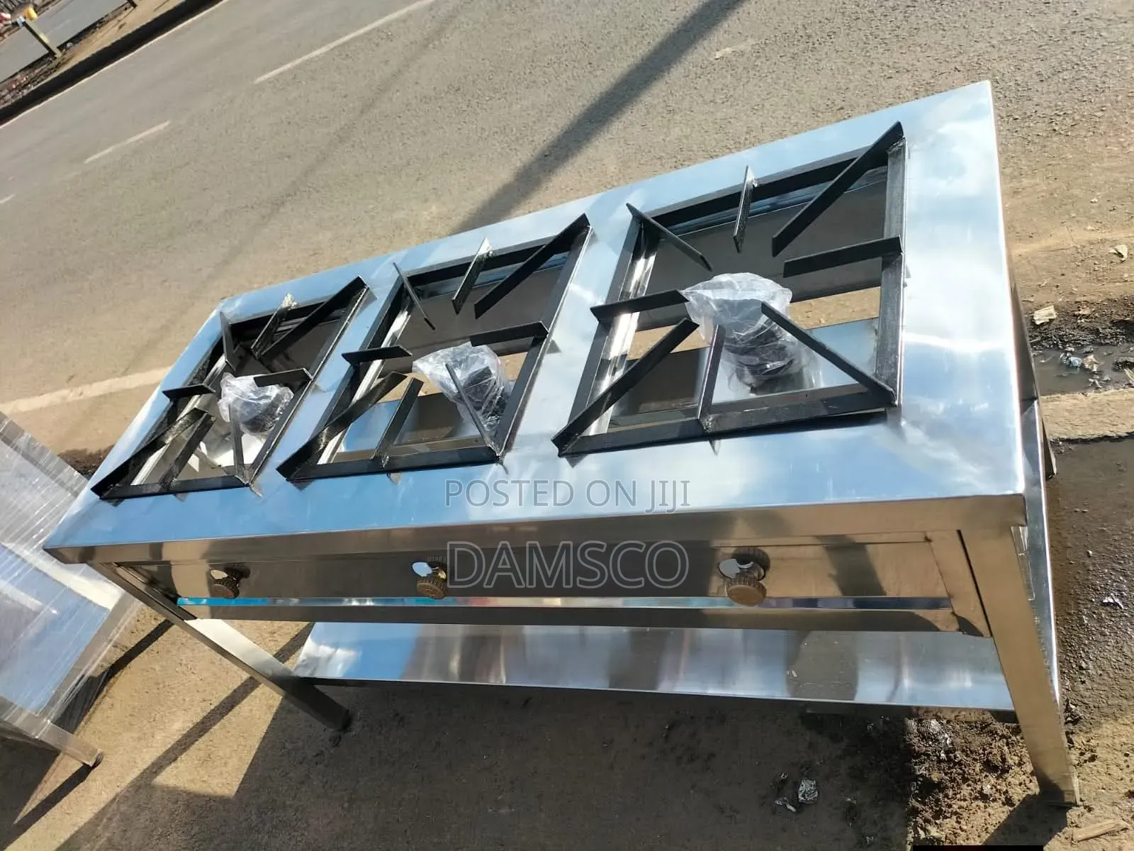 Gas Cooker Stainless Steel