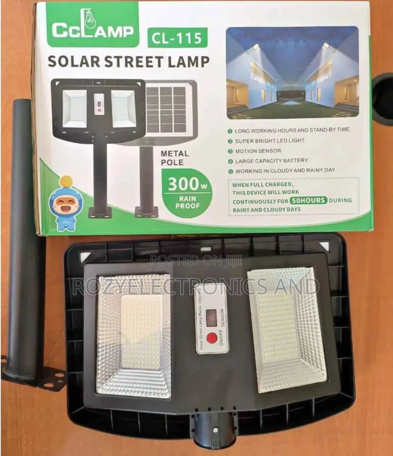 Solar Lights Clamp 300 Watts