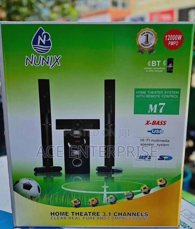 Nunix 3.1ch Nu- M7 Home Theatre Speaker System - Pure Compact