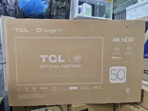 TCL 50 Inch Google Smart Tv With Dolby Atmos – Model 50v6d
