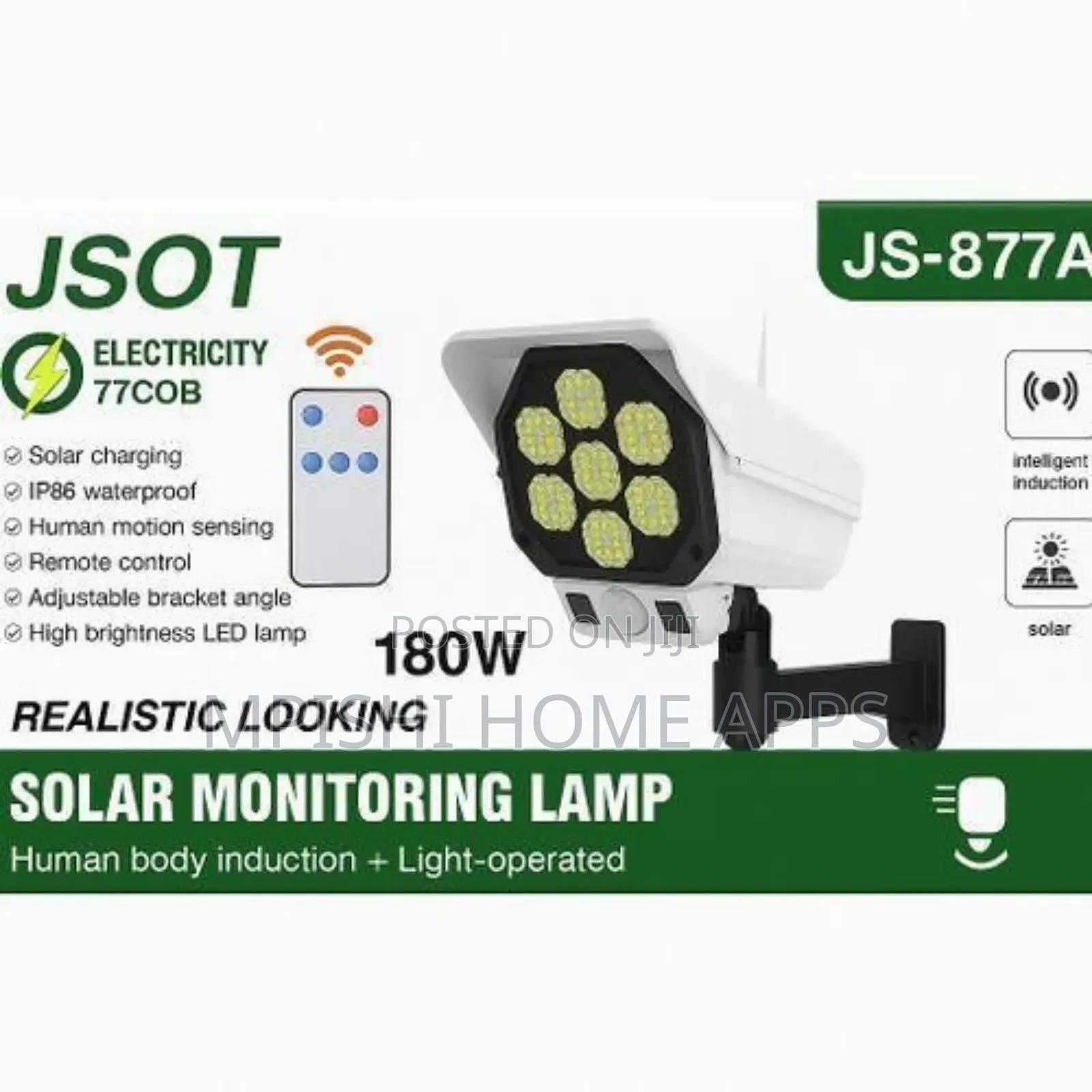 Solar Monitoring Lamp