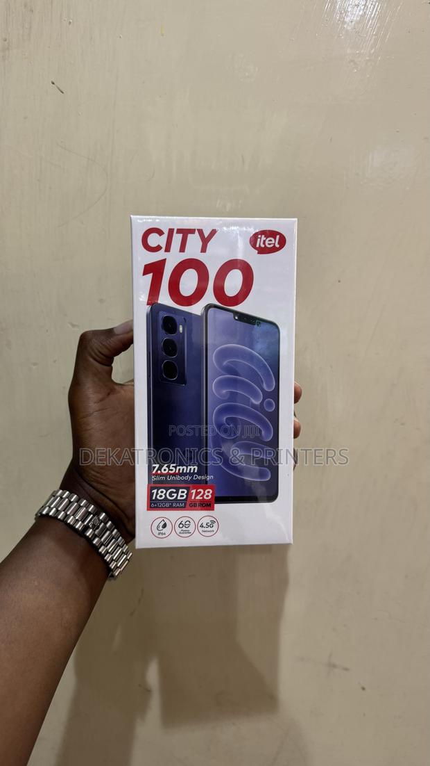 New Itel City 100 128 GB Black