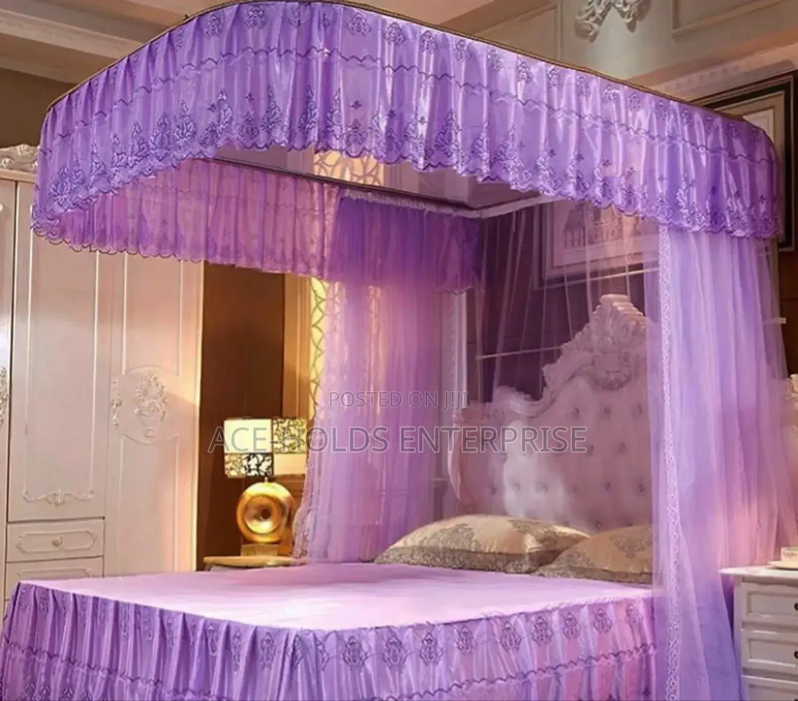 5*6 Quality Mosquito Rail Net - Available in Multi-Colors