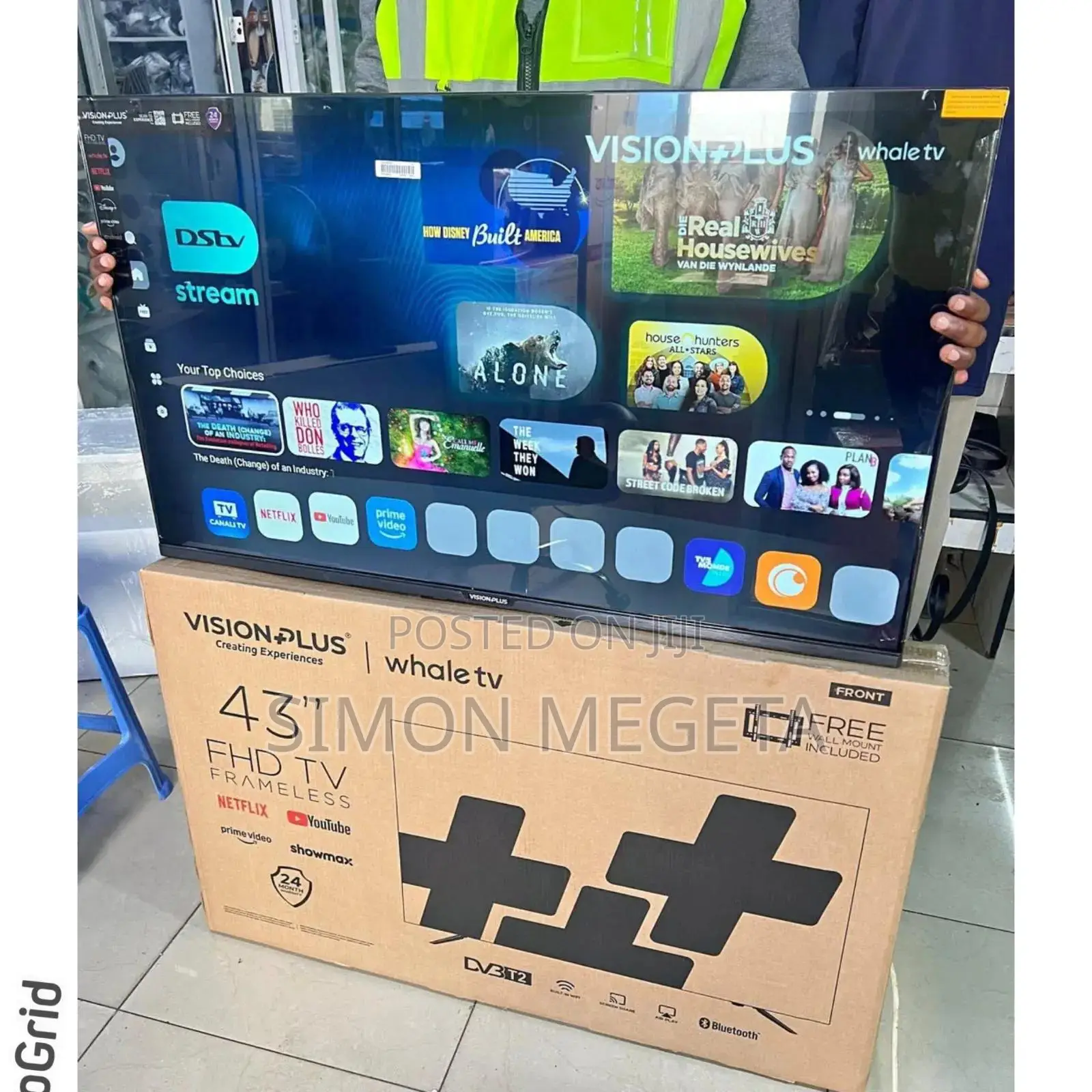 Restocked Vision 43 Inches Smart Tv