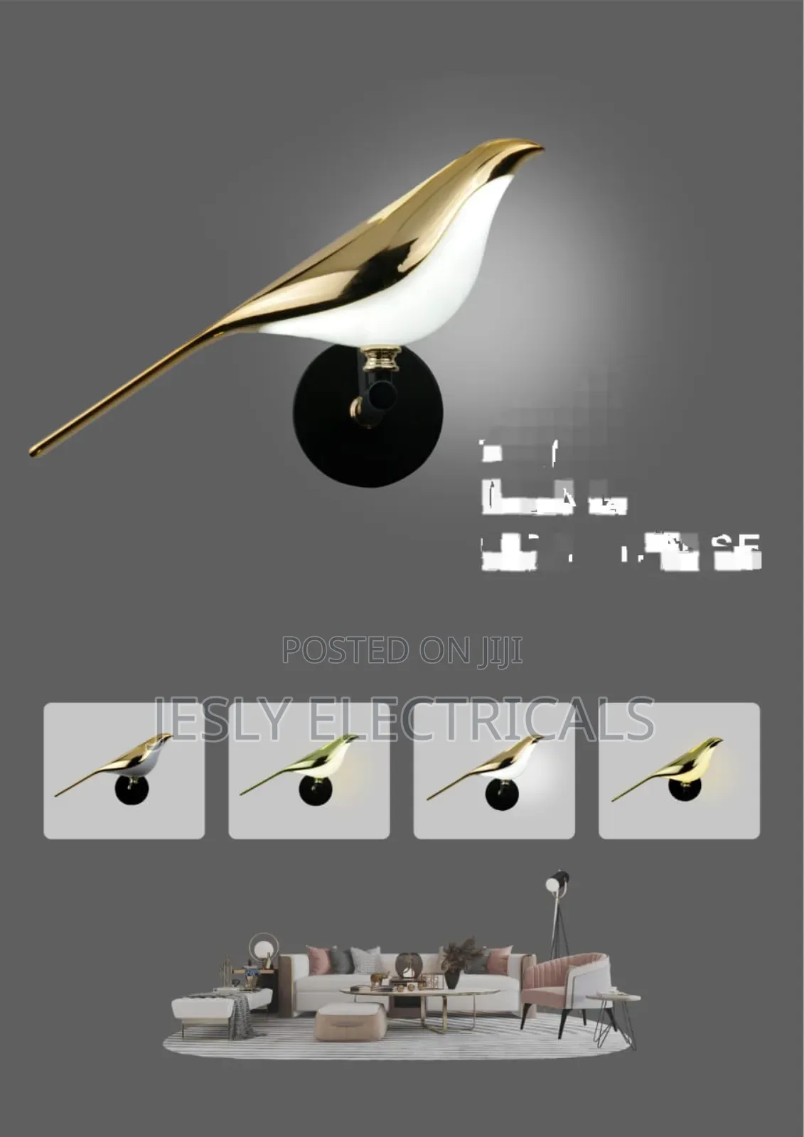 Nordic Style-Magpie Wall Light
