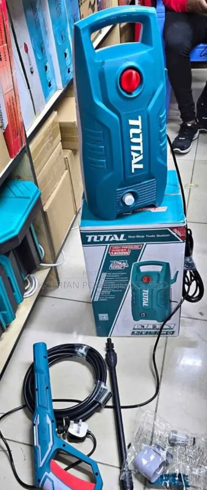 Powerful 1400w Total Pressure Washer/Total Pressure Washer