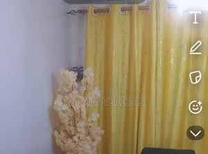 Yellow Velvet Curtains for Home Window Covering