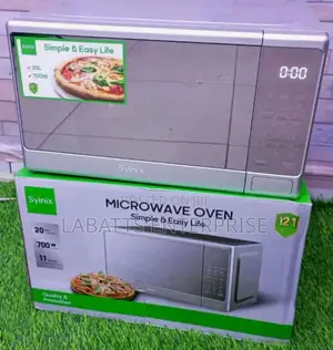 Syinix Digital Microwave 20litres.
Silver 
Black