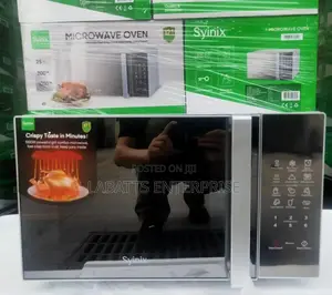 Syinix Digital Microwave 25litres (Mirror Finish – Black)