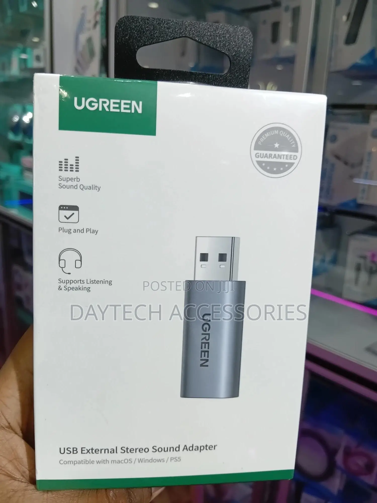 Ugreen Usb External Stereo Sound Adapter – Cm383 – 80864