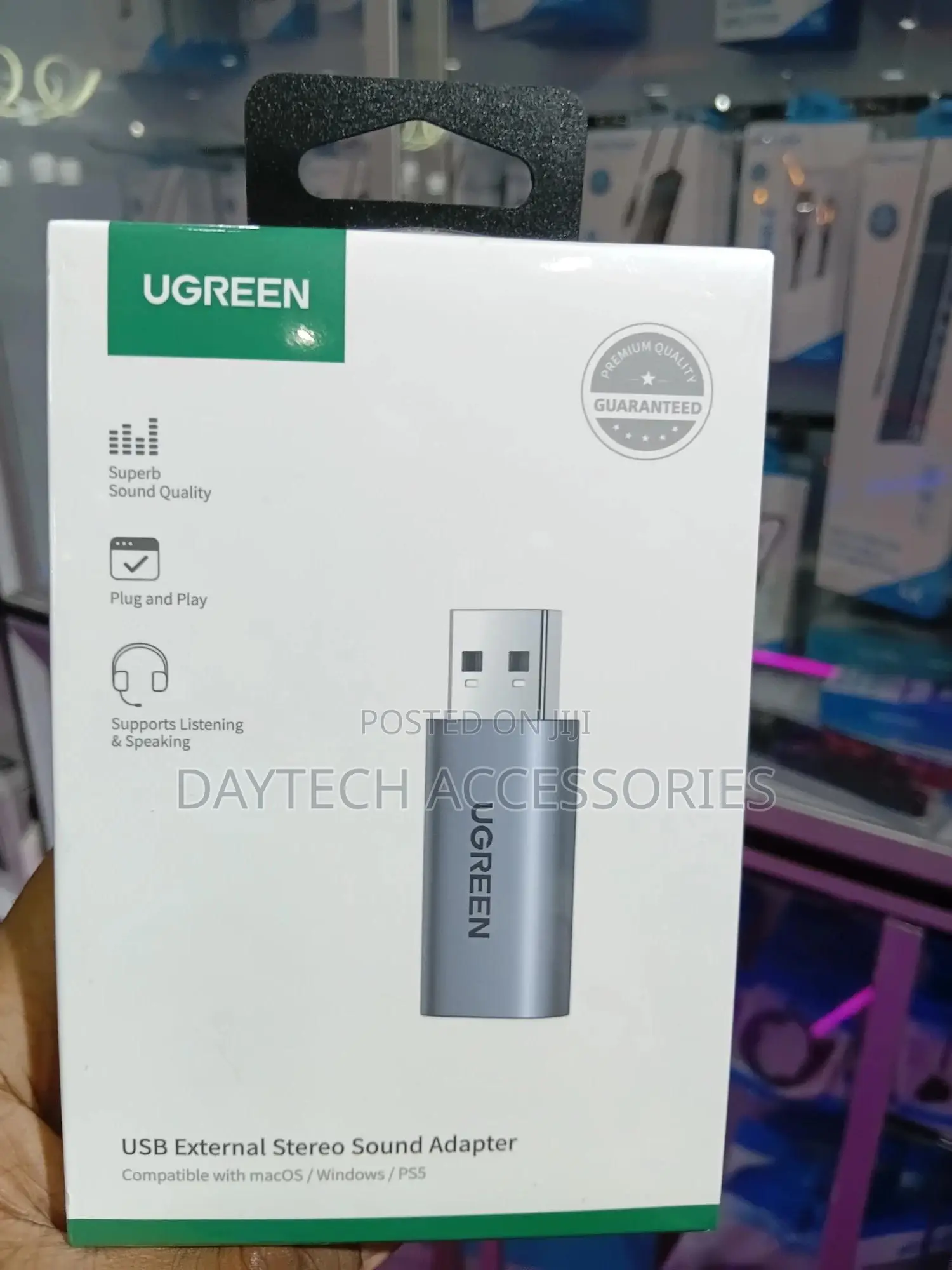 Ugreen Usb External Stereo Sound Adapter – Cm383 – 80864