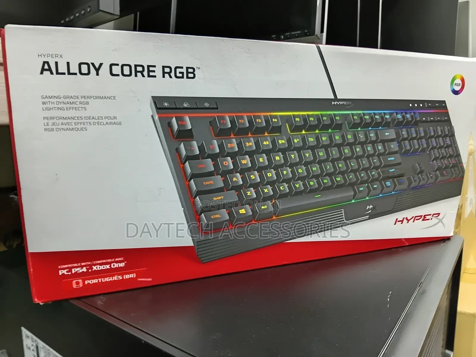 This Is a Hyperx Alloy Core RGB Membrane Gaming Keyboard.