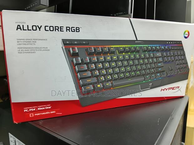 This Is a Hyperx Alloy Core RGB Membrane Gaming Keyboard.