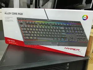 This Is a Hyperx Alloy Core RGB Membrane Gaming Keyboard.