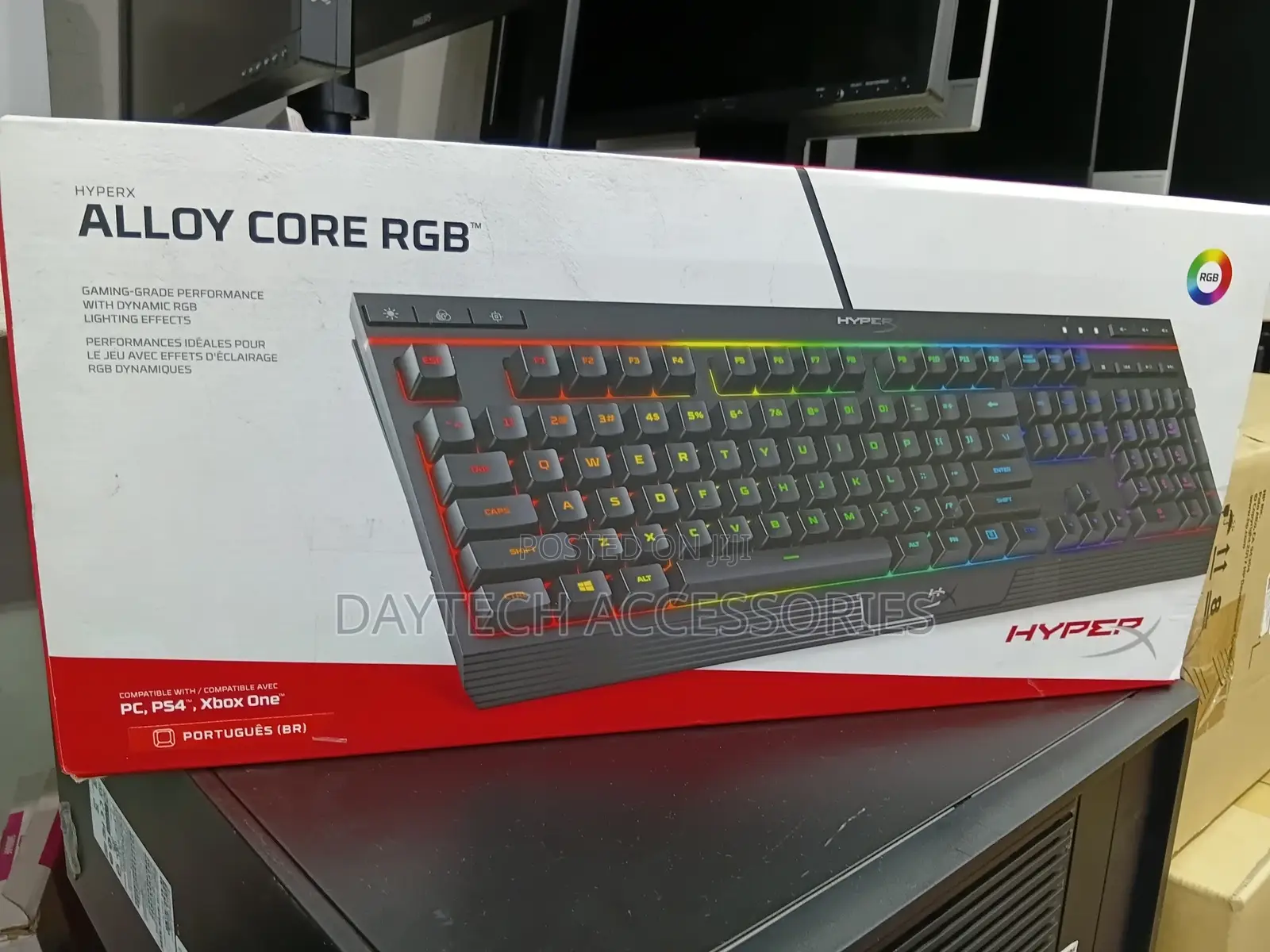 This Is a Hyperx Alloy Core RGB Membrane Gaming Keyboard.