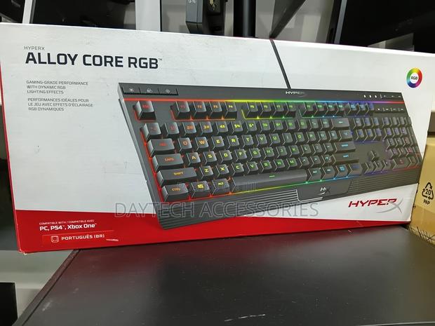 Hyper-X Alloy Core RGB Membrane Gaming Keyboard - Black - thumbnail 4