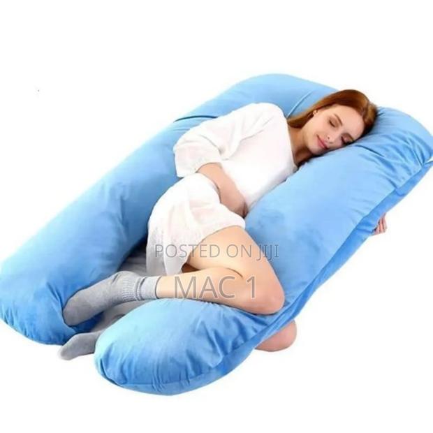 U Shape Pillow Velvet for Side Slipper and Back Support