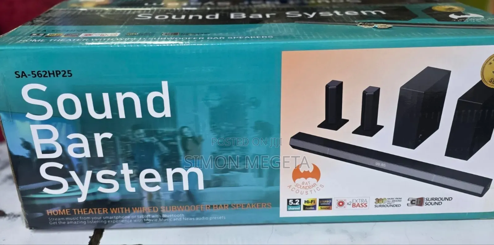 Electromate 5.2ch Soundbar System – Hi-Fi Stereo With Wired Subwoofer