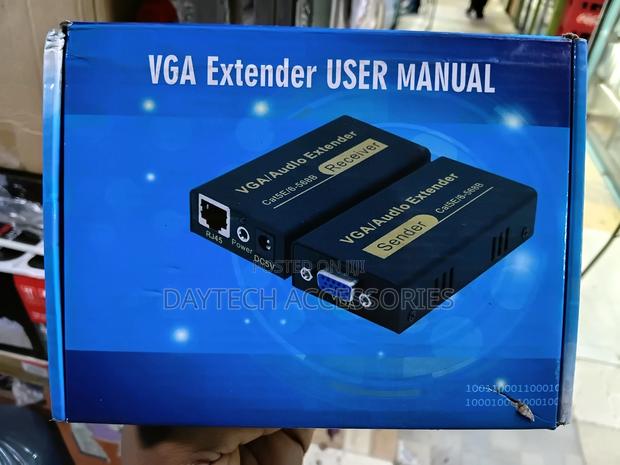 100m 1080p Audio Video Extender Vga Over Single Rj45 Cat5e/6