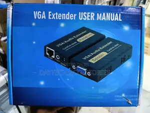 100m 1080p Audio Video Extender Vga Over Single Rj45 Cat5e/6
