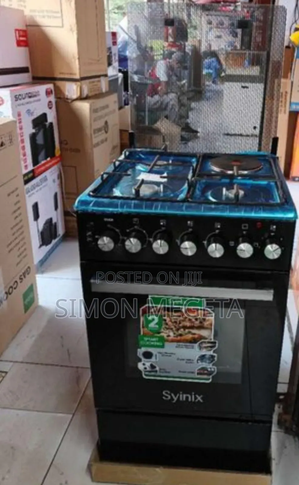 Syinix 50×50 3+1 Cooker – Electric Oven Included, Now Available