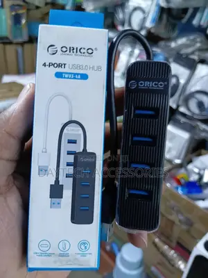 Orico Twu3-4a Portable 4-Port Usb Hub Usb 3.0 Splitter Adapter
