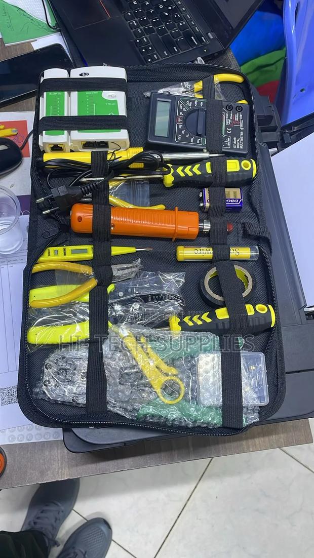 Professional-Grade Networking and Maintenance Tool Kit 14pcs