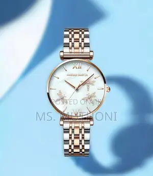 Dragonfly Pearl Shell Dial and Japanese Quartz Movement Hm Ladies