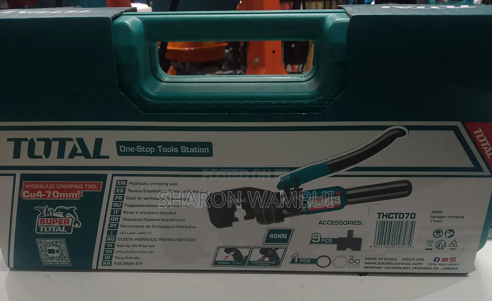Total Hydraulic 11mm Crimping Tool/4-70mm Total Crimping Tool