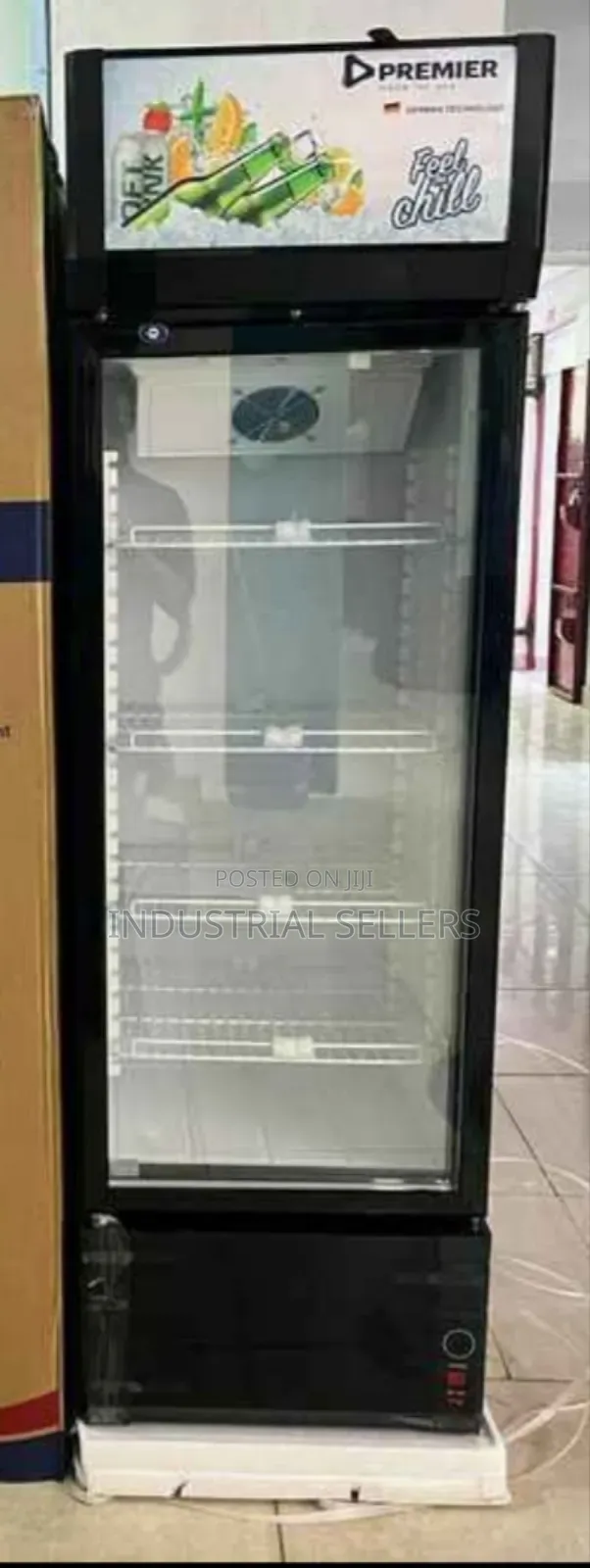 Compact Premier Single Door Commercial Display Chilller 358l