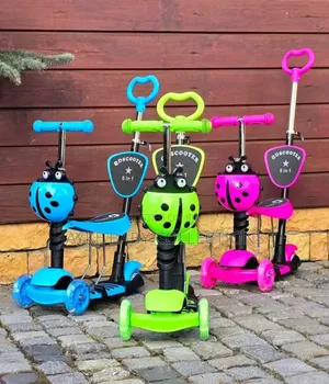 5-in-1 Kids Scooter With Seat – Grows With Your Child