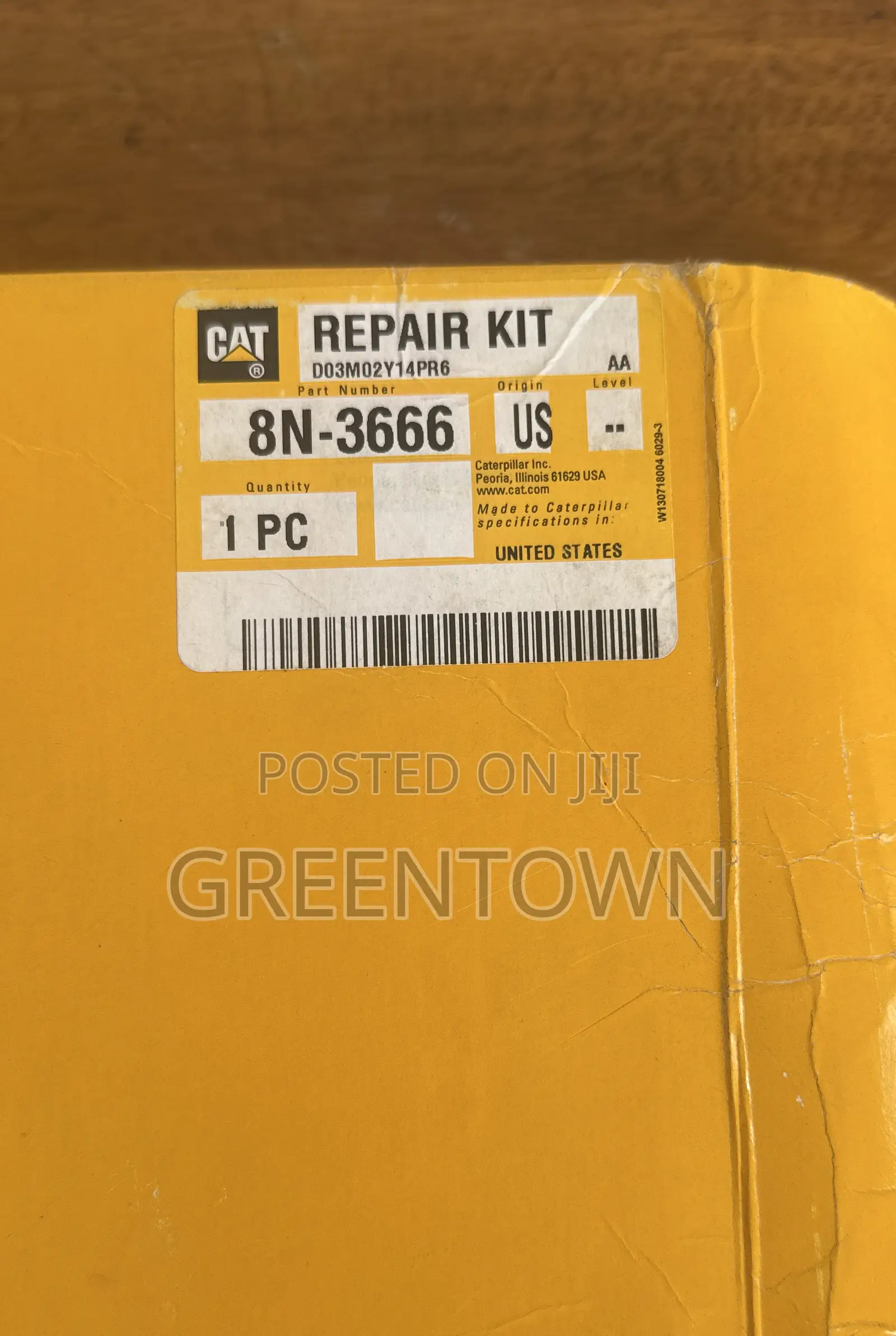 Genuine Caterpillar (Cat) 8n-3666 Major Air Compressor Repair Kit