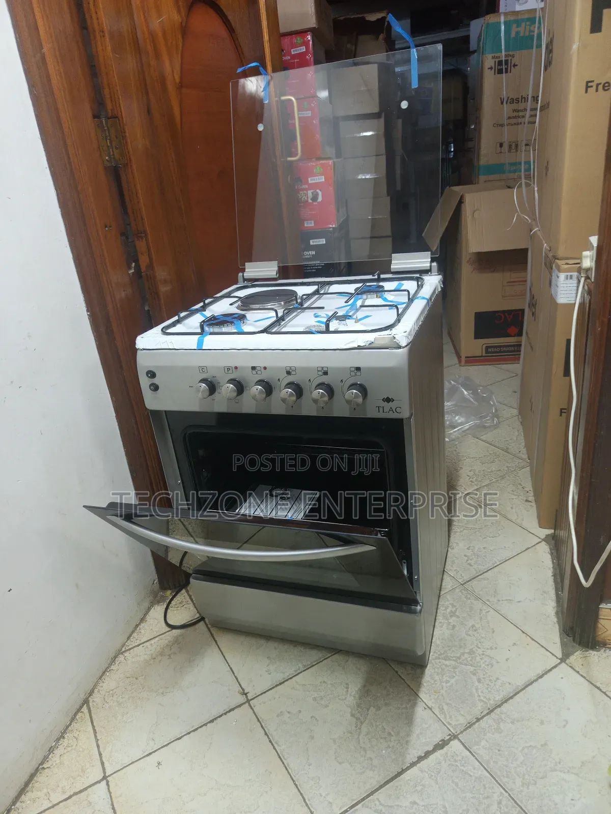60*60cm Tlac 3g+1e Standing Cooker With Gas Sensor 