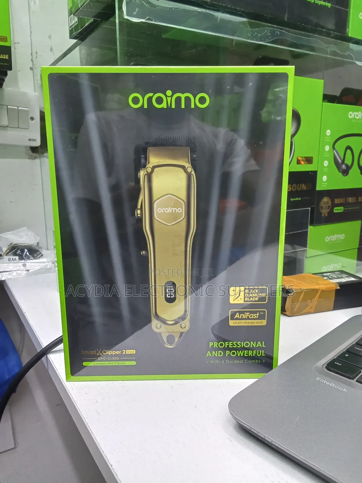 Oraimo Smart Clipper 2 Gold Opc-Cl30g Cordless Electric Hair Clipper