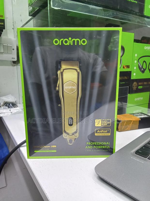 Oraimo Smart Clipper 2 Gold Opc-Cl30g Cordless Electric Hair Clipper