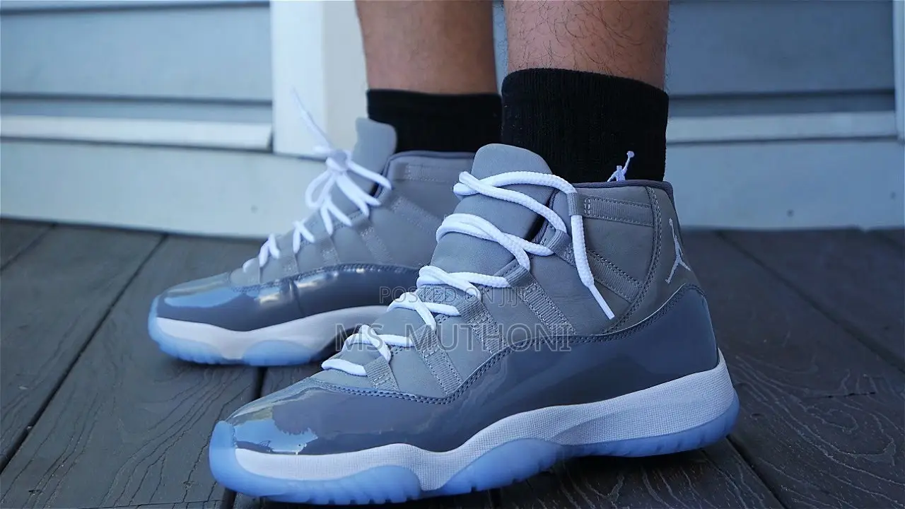 The Nike Air Jordan 11 Retro "Cool Grey," With a Grey Nubuck Upper