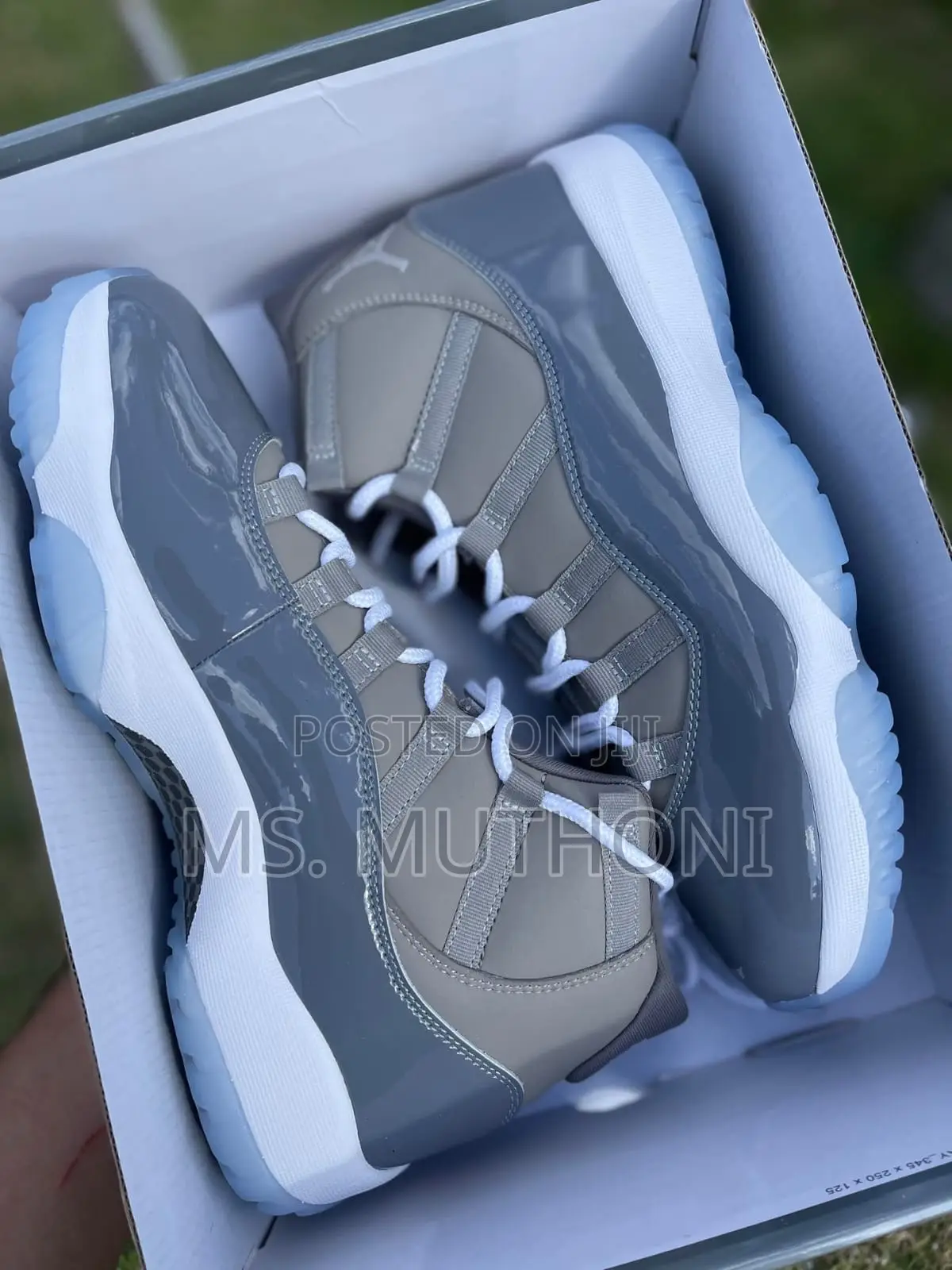 The Nike Air Jordan 11 Retro "Cool Grey," With a Grey Nubuck Upper