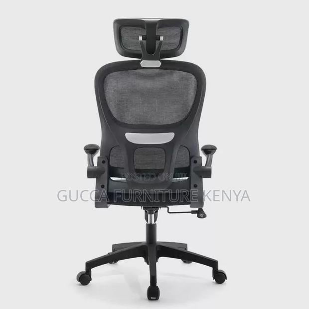 Ergonomic Computer Chair With Lift-Up Armrests - thumbnail 4