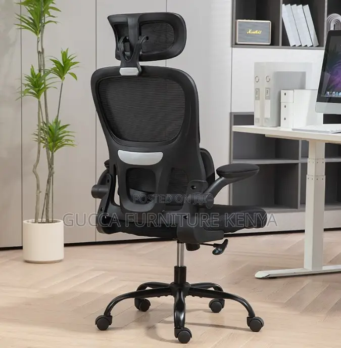 Ergonomic Computer Chair With Lift-Up Armrests